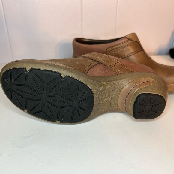 Merrell Luxe Plunge Brown Leather J48518 Slip On Clogs Shoes Women’s 8.5 - Picture 4 of 5